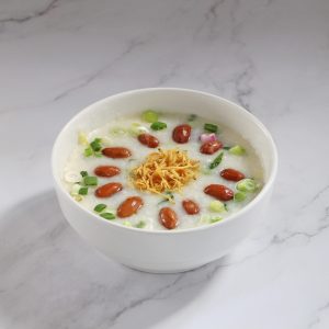 干贝银鱼花生粥